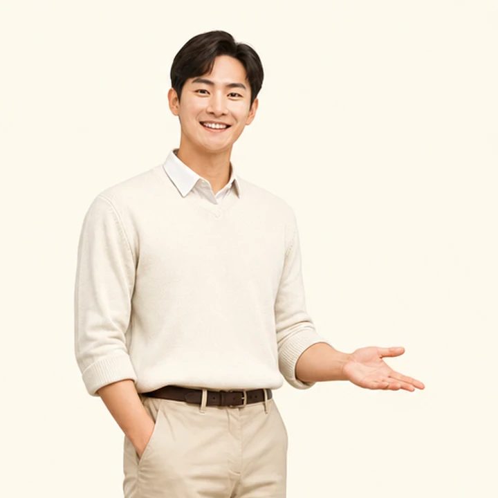 저신용 신차 장기렌트 상담 신청을 안내하는 담당자